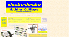 Desktop Screenshot of electro-dendre.be